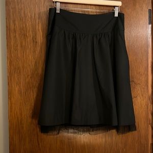 Limited Black Dress Skirt Crinoline Hem
